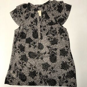 Ann Taylor sleeves top blouse size